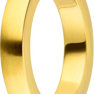 Ring inside 4mm cambered matt gold