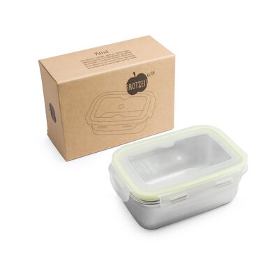 Brotzeit klick Brotdose Lunchbox aus Edelstahl 100% BPA frei dicht verschliessbar- 950ml