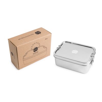 Lunch box scellée Snack KLICKSTAR en acier inoxydable - 1400ml