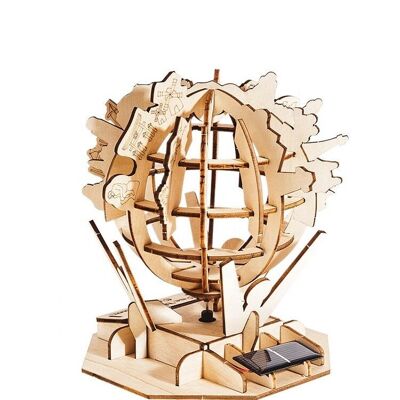 Solar-powered Globe building kit