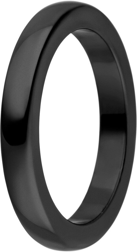 Plug-in ring inside 3 mm ceramic black