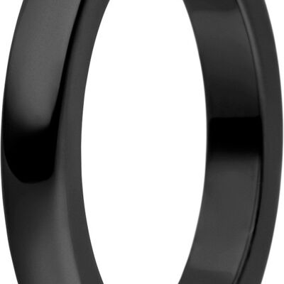 Plug-in ring inside 3 mm ceramic black