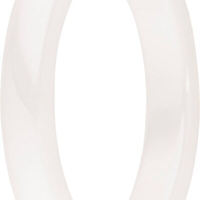 Plug-in ring inside 3 mm ceramic white