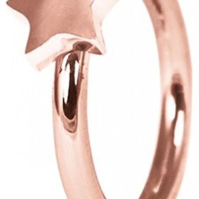 Ring inside round profile star rosé