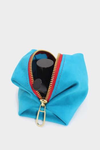 Pochette turquoise 2