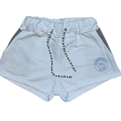 Short Roxy - Blanco/Azul