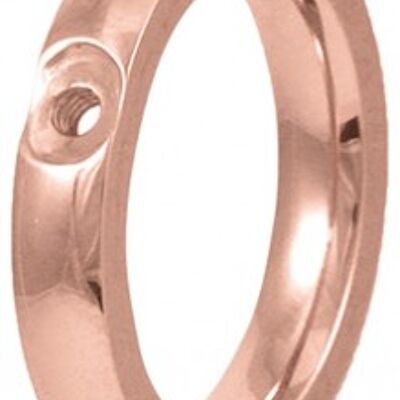 Ring inside 4 mm rose steel