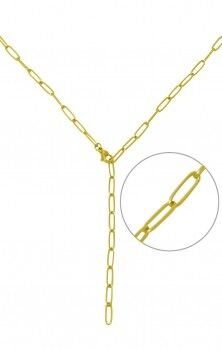 Catena Cosmopolitan 70 cm in acciaio inossidabile oro