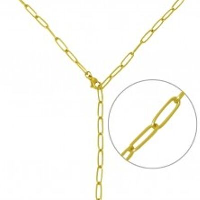 Cosmopolitan chain 70cm stainless steel gold