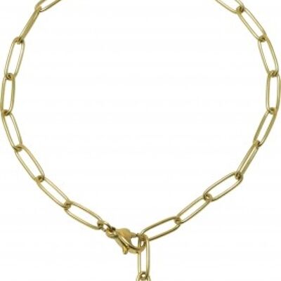 Bracelet Cosmopolitan 20cm stainless steel gold