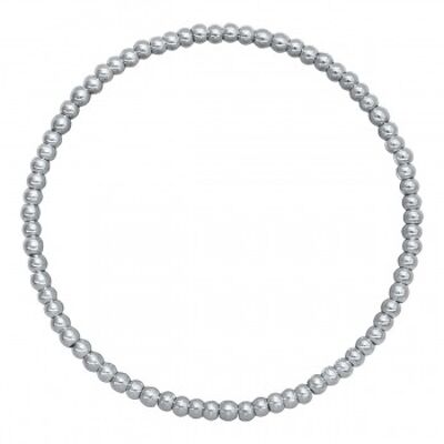 Bracelet boule en acier inoxydable