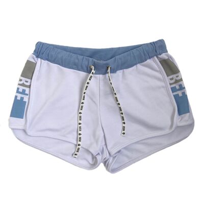 Short Nichy - Blanco y Azul