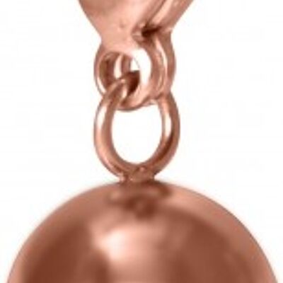 Charm Cosmopolitan ball polished stainless steel rosé