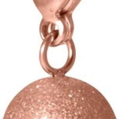 Charm Cosmopolitan sfera in acciaio diamantato rosa