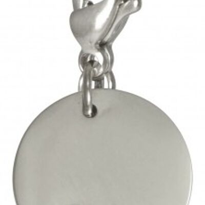 Charm Cosmopolitan plate with a stainless steel stone