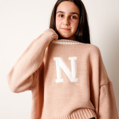 Jersey Nadia - Rosa / Blanco