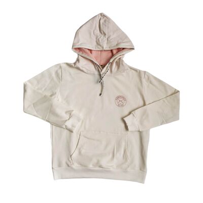 Sudadera Nina - Blanco / Rosa