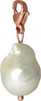 Charm Cosmopolitan perla acciaio inox rosa