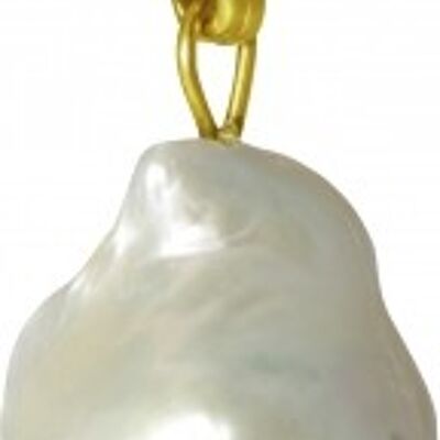 Charm Cosmopolitan perla acero inoxidable oro