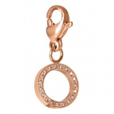 Charm Cosmopolitan cerchio aperto inox rosé