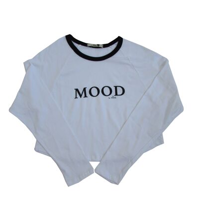 Camiseta Felice Mood - Blanco/Negro