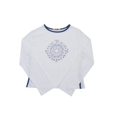 Camiseta Helena - Blanco / Azul