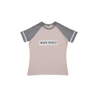 Camiseta Holland - Rosa/Gris/Blanco