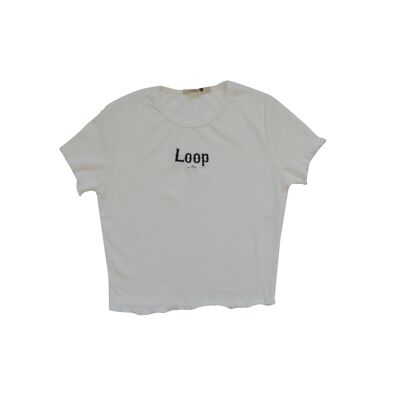 Camiseta Lavi - Crudo/Negro