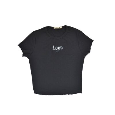 Camiseta Lavi - Negro/Blanco