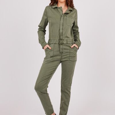 Mono denim worker style - Verde Militar