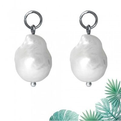Appendiabiti Hawaii perla in acciaio inox
