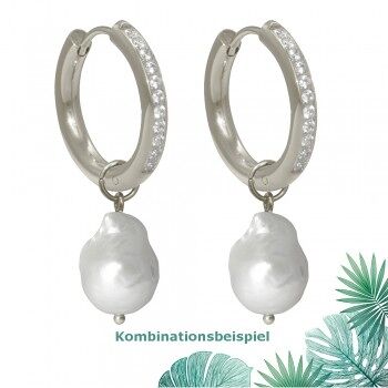 Cintre Hawaï perle en acier inoxydable 3