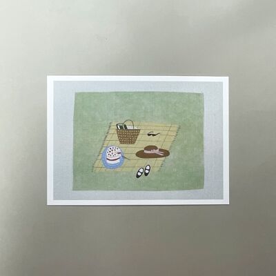 Summer Picnicking - Greeting Card