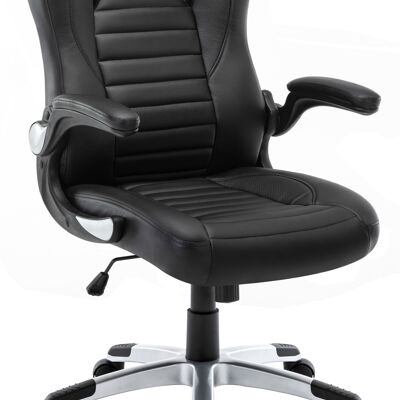 IWMH Drivo Gaming Racing Chair Leather with Foldable Armrest BLACK