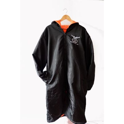 cold water coat black