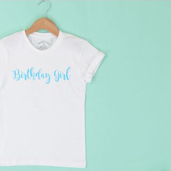 Fille d'anniversaire T-shirt ENFANT