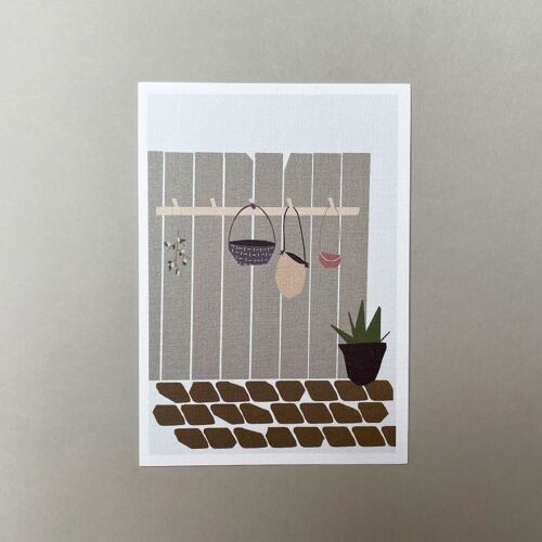 Outside - Greeting Card