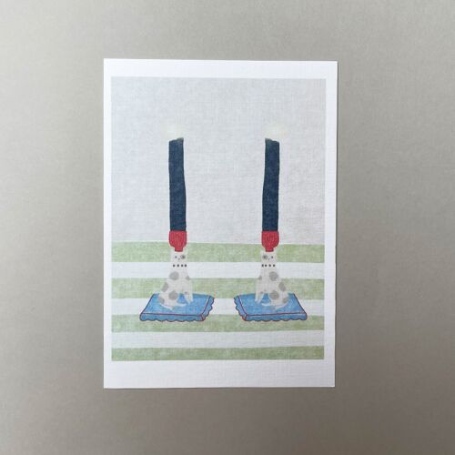 Fancy Candles - Greeting Card