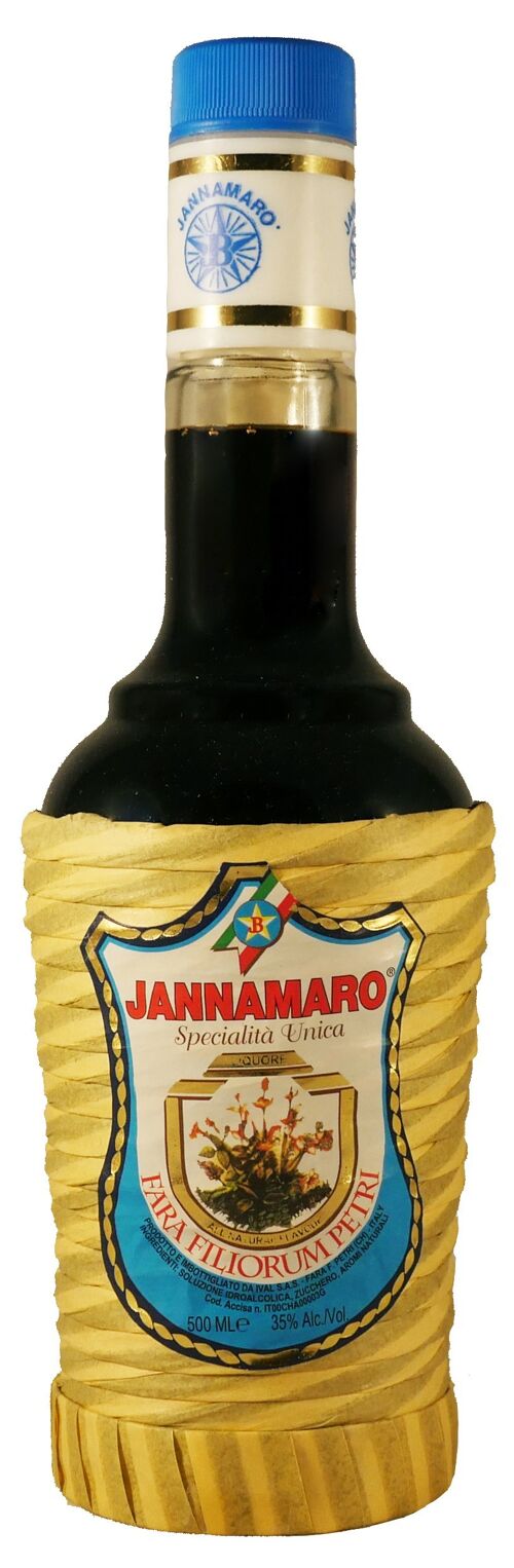 JANNAMARO - STRAW BOTTLE - 70 cl   -  35% Vol.