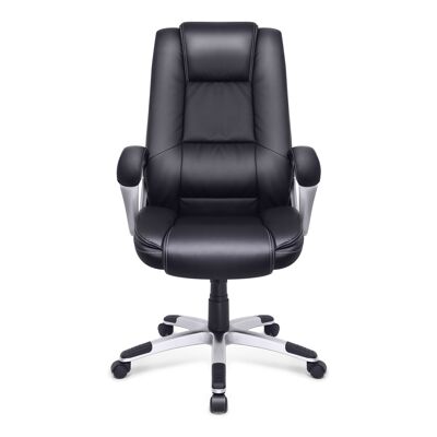 IWMH Alto Mid Back Office Leather Chair Added Lumbar Support