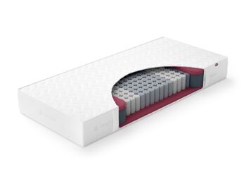 Matelas à ressorts ensachés Ortho 80x220 H1 2