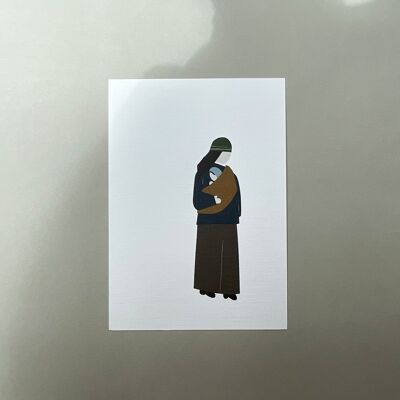 Mother and Baby - Greeting Card
