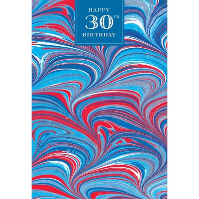 AS10 HAPPY 30TH BIRTHDAY GREETING CARD