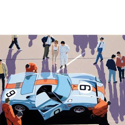BJ15 1968 Ford GT40 GREETING CARD