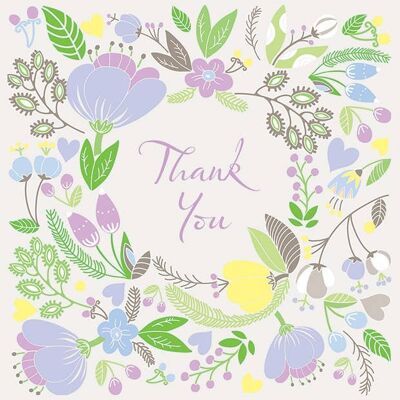 FA12 THANK YOU GREETING CARD