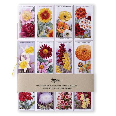 NB09 FLOWERS TWO NOTEBOOK