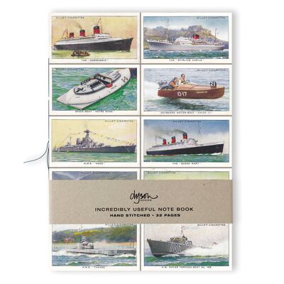 NB13 SHIPS and BOATS NOTEBOOK