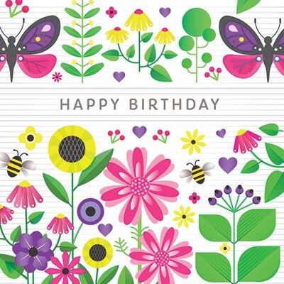 NR04 HAPPY BIRTHDAY GREETING CARD