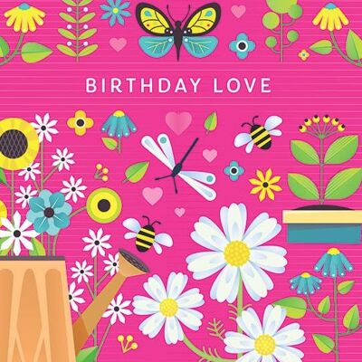 NR05 BIRTHDAY LOVE GREETING CARD