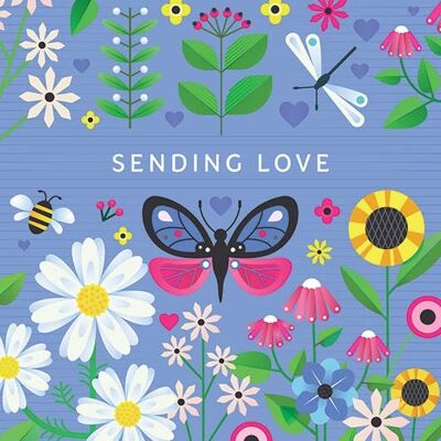 NR10 SENDING LOVE GREETING CARD